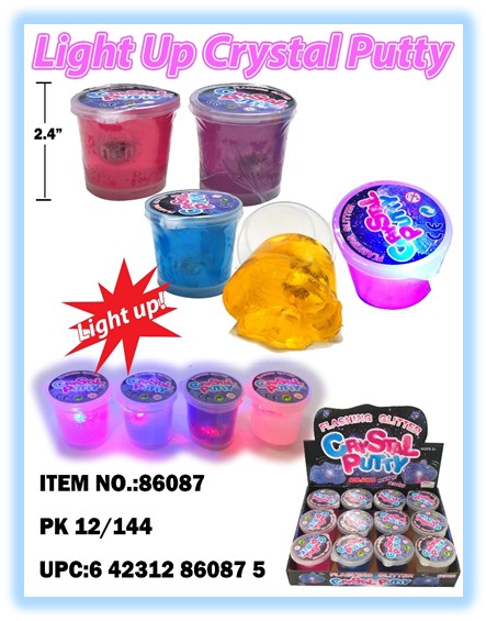 Wholesale Light Up Crystal Putty for Convenience Stores