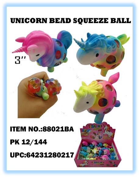 Wholesale Unicorn Squeeze Ball Products for Convenience Stores.